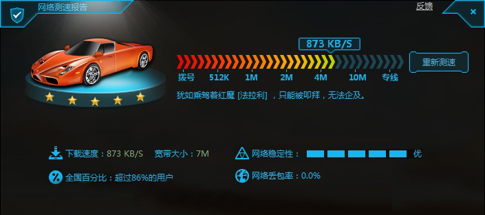 4G无线路由器速度