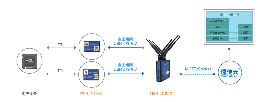 LoRa无线通讯协议支持MQTT协议传输