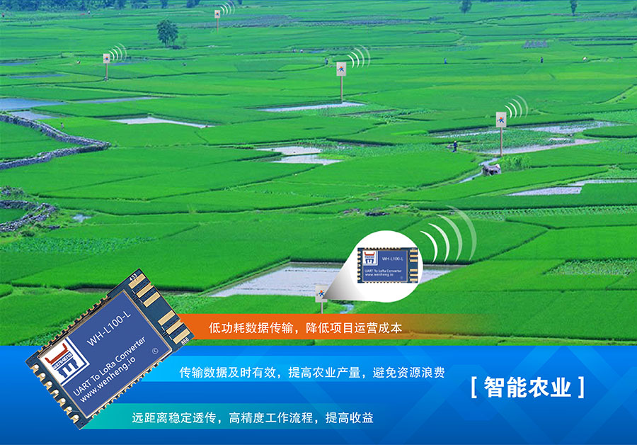 LoRa无线传输模块的农业使用案例 LoRa无线传输模块的农业使用案例