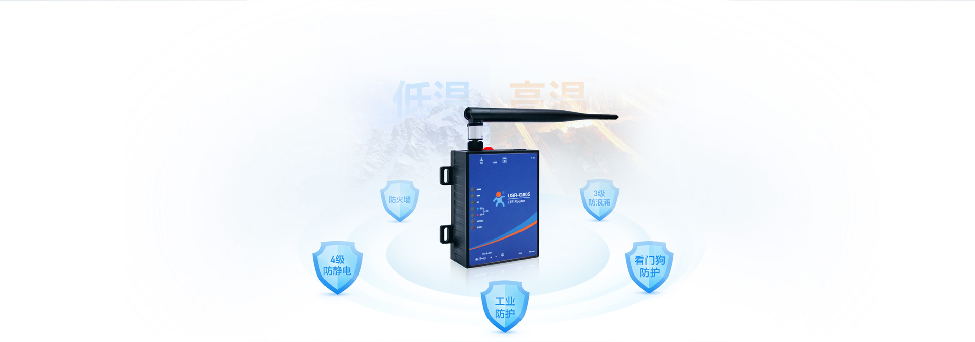 Nhiệt độ hoạt động của bộ định tuyến công nghiệp LTE chi phí thấp