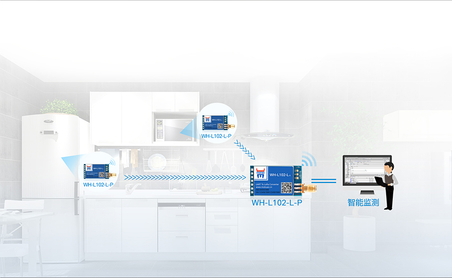 LoRa点对点模块的智能解决解决方案