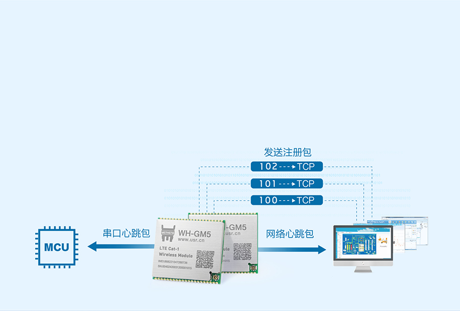 Cat-1模块的注册包