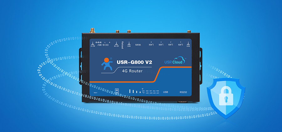 四口工业路由器的VPN传输更安全