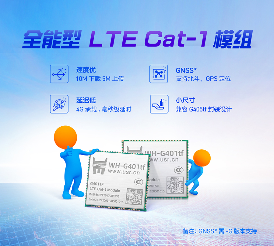 有人Cat-1模块_gprs退网切换cat1选择_4g LTE cat1模组