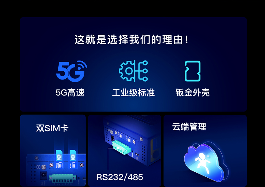 用5G工业路由器选择“有人”的理由 用5G工业路由器选择“有人”的理由