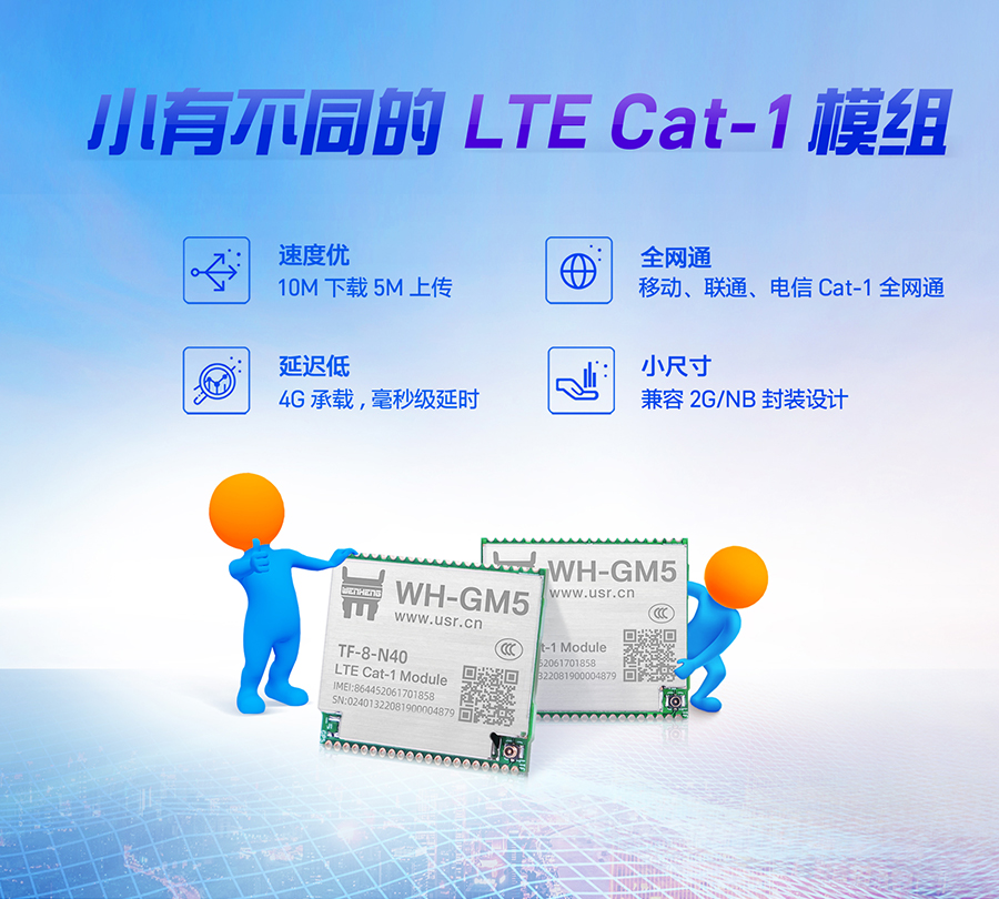 Cat-1模块_GPRS模组退市的替代品_NB的高速版
