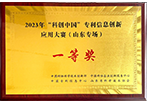 “科创中国”专利信息创新应用大赛（山东专场）一等奖