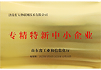 山东省专精特新中小企业
